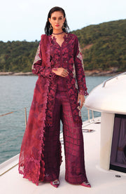 Afrozeh - Afrozeh Luxury Lawn Collection'25 Embroidered Lawn Suits Unstitched 3 Piece - Summer Collection - aubranz.com