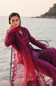 Afrozeh - Afrozeh Luxury Lawn Collection'25 Embroidered Lawn Suits Unstitched 3 Piece - Summer Collection - aubranz.com