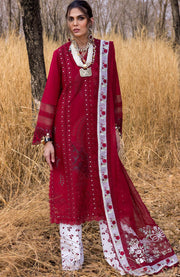 Sairashakira - Saira Shakira Lawn'25 Embroidered Suits Unstitched 3 Piece - Summer Collection - aubranz.com