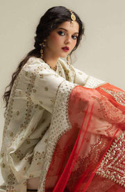 Zara_Shahjahan - Zara Shahjahan Wedding Collection'25 Embroidered Organza Suits Unstitched 3 Piece - Wedding Collection - aubranz.com