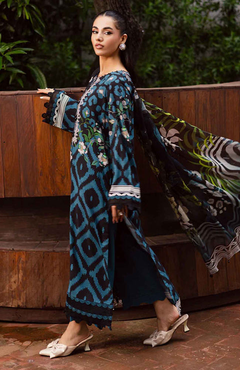 Nureh - Nureh Signature Prints Collection'25 Printed Linen Suits Unstitched 3 Piece - Winter Collection - aubranz.com