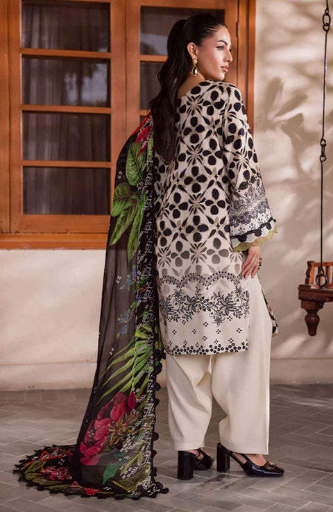 Nureh - Nureh Signature Prints Collection'25 Printed Linen Suits Unstitched 3 Piece - Winter Collection - aubranz.com