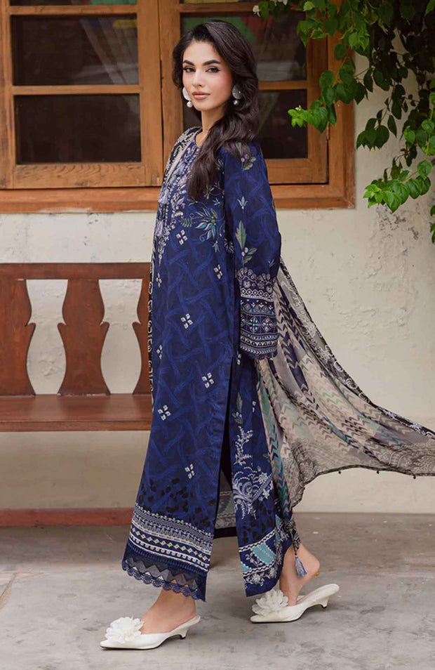 Nureh - Nureh Signature Prints Collection'25 Printed Linen Suits Unstitched 3 Piece - Winter Collection - aubranz.com