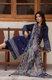 Nureh - Nureh Signature Prints Collection'25 Printed Linen Suits Unstitched 3 Piece - Winter Collection - aubranz.com