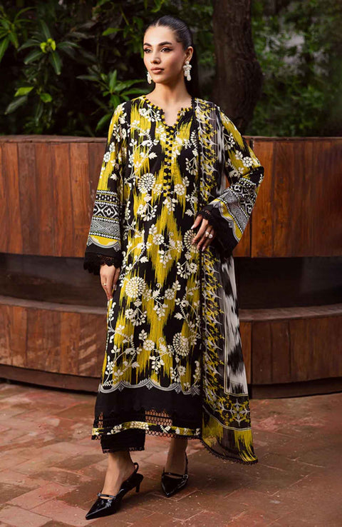 Nureh - Nureh Signature Prints Collection'25 Printed Linen Suits Unstitched 3 Piece - Winter Collection - aubranz.com