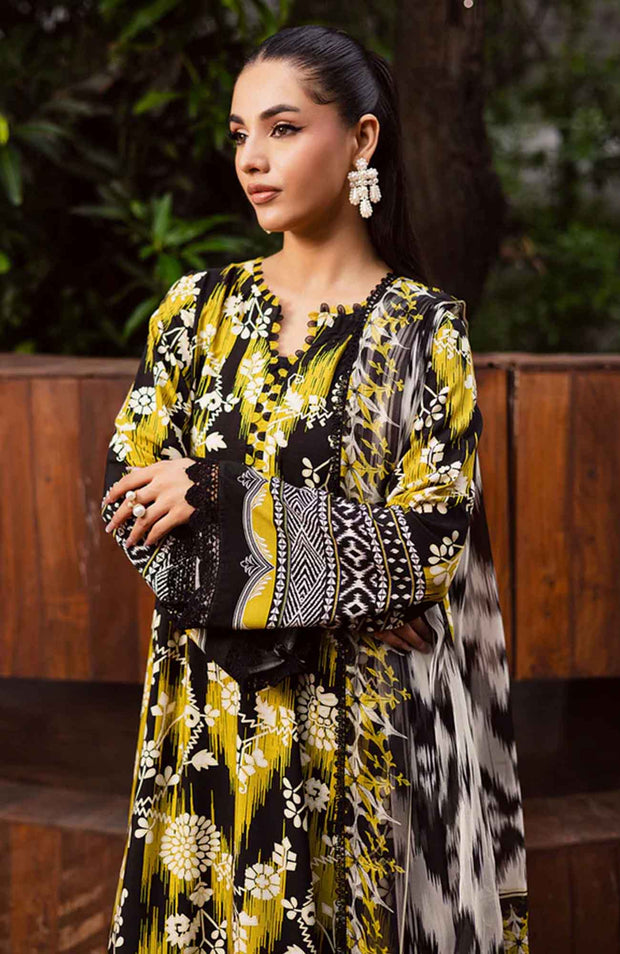 Nureh - Nureh Signature Prints Collection'25 Printed Linen Suits Unstitched 3 Piece - Winter Collection - aubranz.com