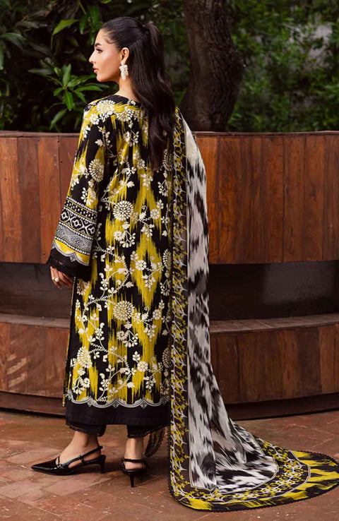 Nureh - Nureh Signature Prints Collection'25 Printed Linen Suits Unstitched 3 Piece - Winter Collection - aubranz.com