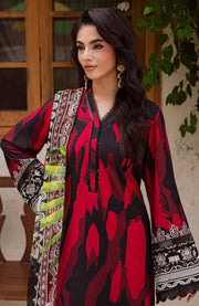 Nureh - Nureh Signature Prints Collection'25 Printed Linen Suits Unstitched 3 Piece - Winter Collection - aubranz.com
