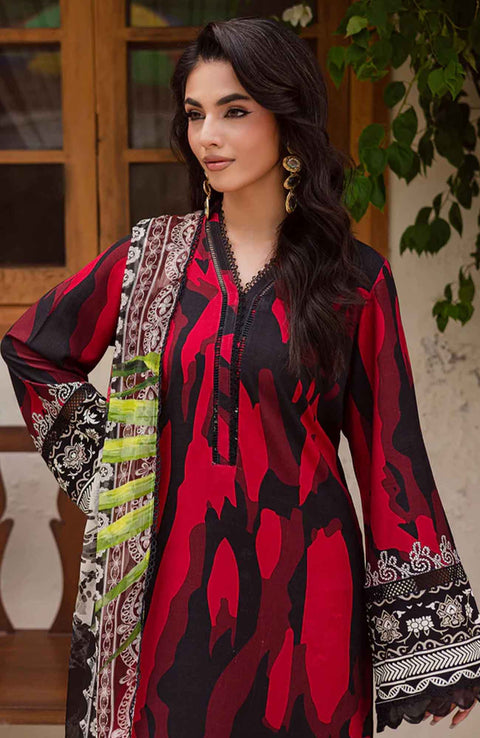 Nureh - Nureh Signature Prints Collection'25 Printed Linen Suits Unstitched 3 Piece - Winter Collection - aubranz.com