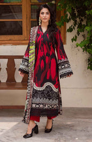Nureh - Nureh Signature Prints Collection'25 Printed Linen Suits Unstitched 3 Piece - Winter Collection - aubranz.com