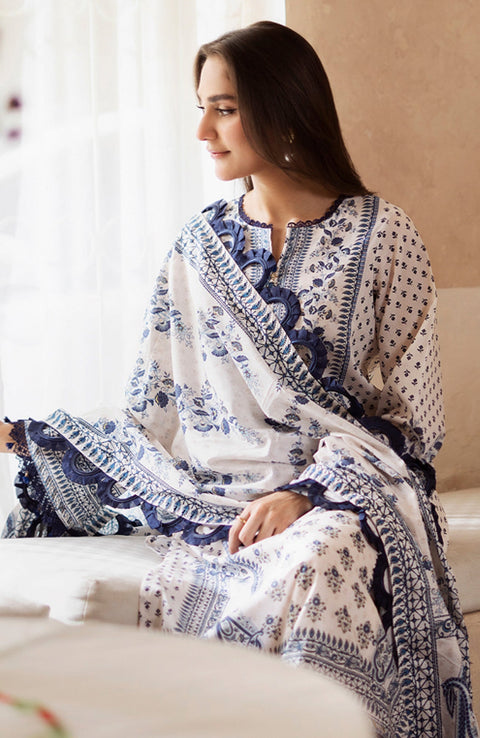 Mausummery - Mausummery Printed Lawn'25 Vol-4 Unstitched 3 Piece - Summer Collection - aubranz.com