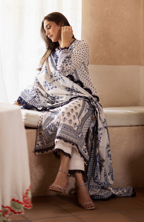 Mausummery - Mausummery Printed Lawn'25 Vol-4 Unstitched 3 Piece - Summer Collection - aubranz.com