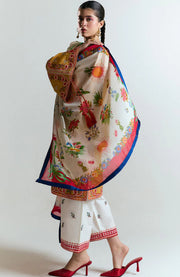 Hussainrehar - Jugnu Spring Summer'25 By Hussain Rehar Embroidered Lawn Suits Unstitched 3 Piece - Summer Collection - aubranz.com