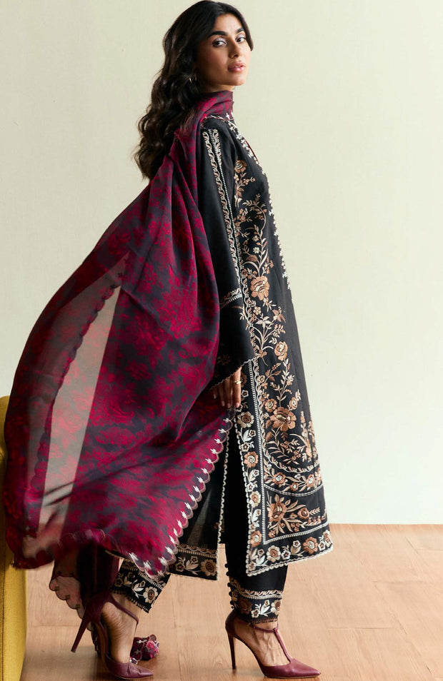 Zara_Shahjahan - Coco Eid Edit'25 By Zara ShahJahan Embroidered Lawn Suits Unstitched 3 Piece - Summer Collection - aubranz.com