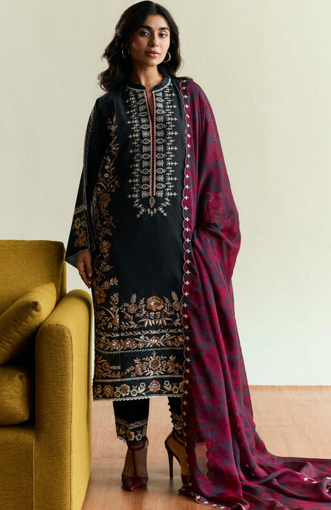 Zara_Shahjahan - Coco Eid Edit'25 By Zara ShahJahan Embroidered Lawn Suits Unstitched 3 Piece - Summer Collection - aubranz.com