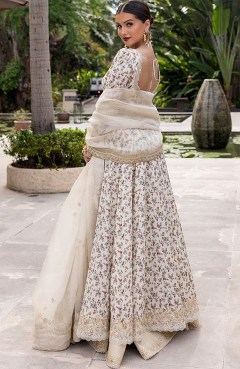 Faizasaqlain - FAIZA SAQLAIN ZINNIA LUXURY LAWN'25 EMBROIDERED SUITS UNSTITCHED 3 PIECE - SUMMER COLLECTION - aubranz.com