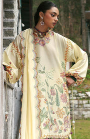 Zaha - Neelum Lawn'25 by Zaha Embroidered Suit Unstitched 3 piece - Summer Collection - aubranz.com