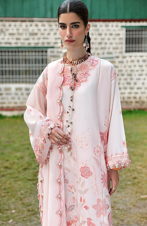 Zaha - Neelum Lawn'25 by Zaha Embroidered Suit Unstitched 3 piece - Summer Collection - aubranz.com