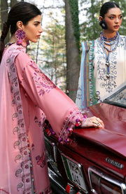 Zaha - Neelum Lawn'25 by Zaha Embroidered Suit Unstitched 3 piece - Summer Collection - aubranz.com