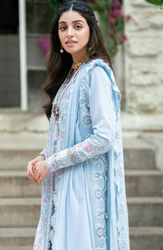 Qalamkar - Luxury Lawn Eid Edit'25 By Qalamkar Embroidered Suits Stitched 3 Piece - Summer Collection - aubranz.com