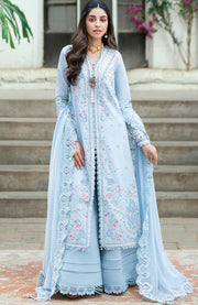 Qalamkar - Luxury Lawn Eid Edit'25 By Qalamkar Embroidered Suits Stitched 3 Piece - Summer Collection - aubranz.com