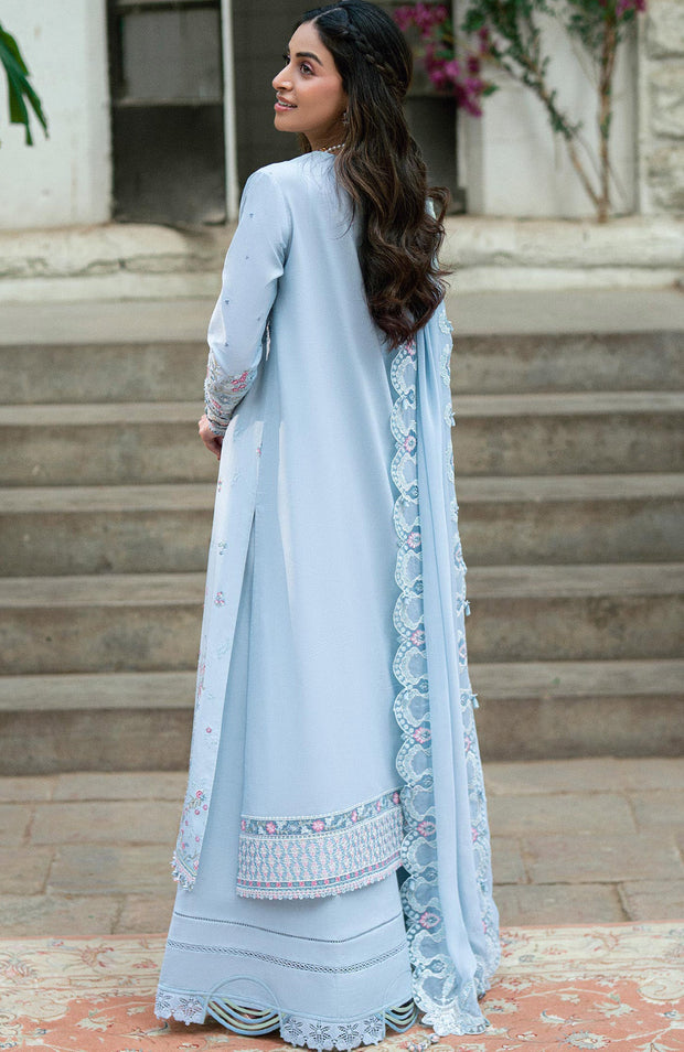 Qalamkar - Luxury Lawn Eid Edit'25 By Qalamkar Embroidered Suits Stitched 3 Piece - Summer Collection - aubranz.com
