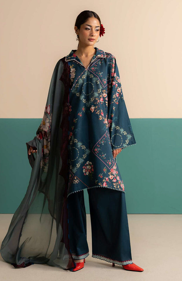 Zara_Shahjahan - Coco Prints'25 Vol-3 by Zara Shahjahan Printed Lawn Suits Unstitched 3 Piece - Summer Collection - aubranz.com