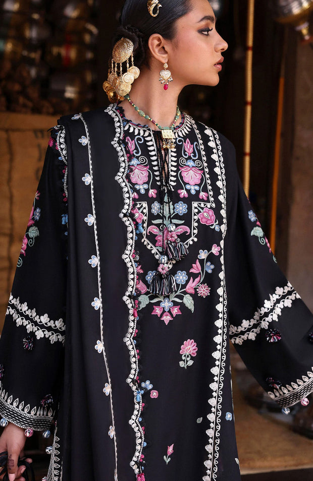 Zaha - Zaha festive Spring Summer'25 Embroidered Lawn Suits Unstitched 3 Piece - Summer Collection - aubranz.com