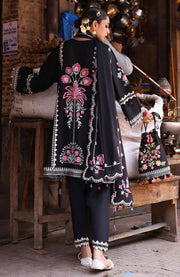 Zaha - Zaha festive Spring Summer'25 Embroidered Lawn Suits Unstitched 3 Piece - Summer Collection - aubranz.com