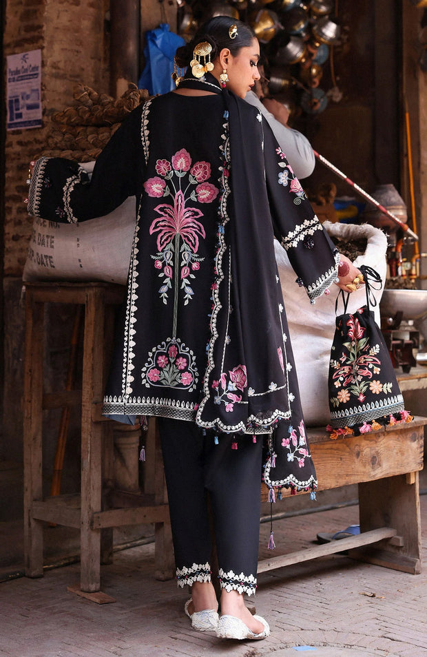 Zaha - Zaha festive Spring Summer'25 Embroidered Lawn Suits Unstitched 3 Piece - Summer Collection - aubranz.com