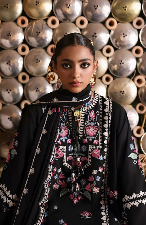 Zaha - Zaha festive Spring Summer'25 Embroidered Lawn Suits Unstitched 3 Piece - Summer Collection - aubranz.com