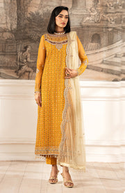 Zarif - Zarif Formal Edit'25 Embroidered Net Suits Unstitched 3 Piece - Formal Collection - aubranz.com