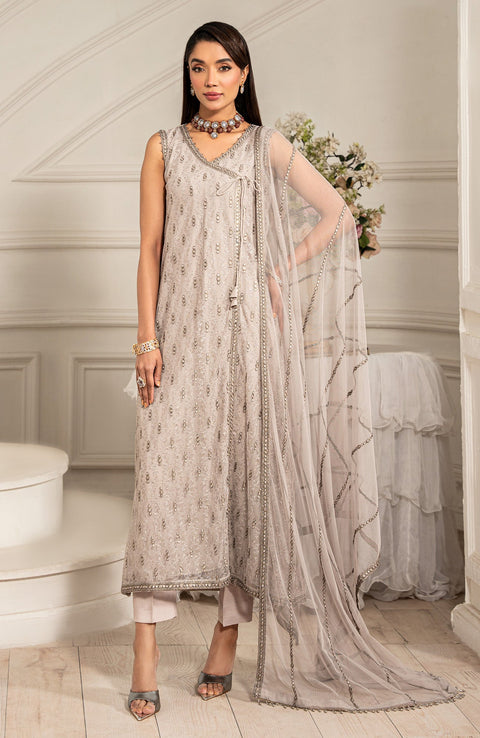 Zarif - Zarif Formal Edit'25 Embroidered Net Suits Unstitched 3 Piece - Formal Collection - aubranz.com