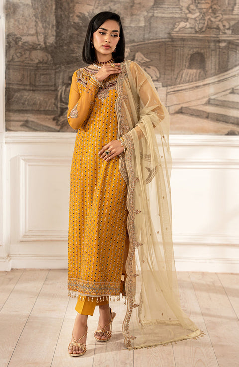 Zarif - Zarif Formal Edit'25 Embroidered Net Suits Unstitched 3 Piece - Formal Collection - aubranz.com