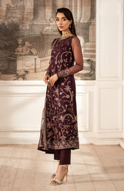 Zarif - Zarif Formal Edit'25 Embroidered Net Suits Unstitched 3 Piece - Formal Collection - aubranz.com