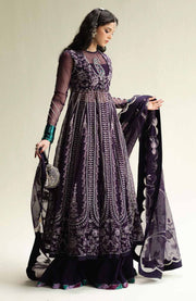 Zara_Shahjahan - Zara Shahjahan Wedding Collection'25 Embroidered Organza Suits Unstitched 3 Piece - Wedding Collection - aubranz.com