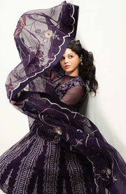 Zara_Shahjahan - Zara Shahjahan Wedding Collection'25 Embroidered Organza Suits Unstitched 3 Piece - Wedding Collection - aubranz.com