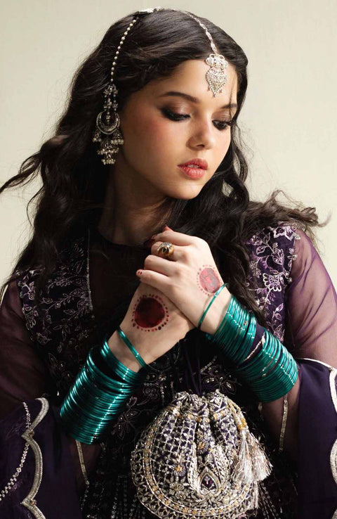 Zara_Shahjahan - Zara Shahjahan Wedding Collection'25 Embroidered Organza Suits Unstitched 3 Piece - Wedding Collection - aubranz.com