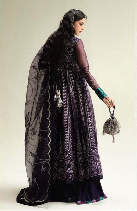 Zara_Shahjahan - Zara Shahjahan Wedding Collection'25 Embroidered Organza Suits Unstitched 3 Piece - Wedding Collection - aubranz.com