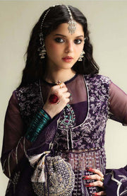 Zara_Shahjahan - Zara Shahjahan Wedding Collection'25 Embroidered Organza Suits Unstitched 3 Piece - Wedding Collection - aubranz.com