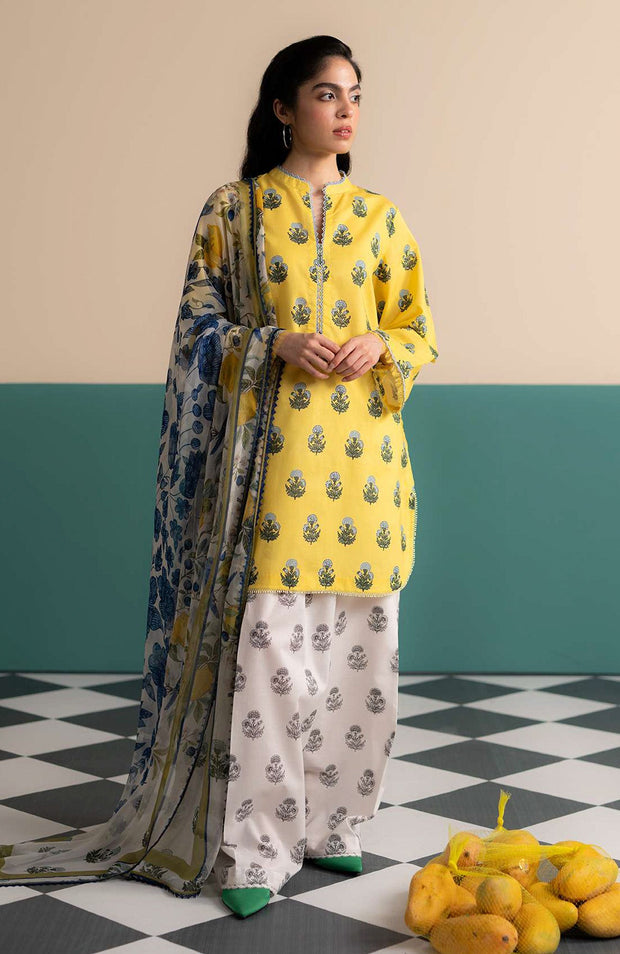 Zara_Shahjahan - Coco Prints'25 Vol-3 by Zara Shahjahan Printed Lawn Suits Unstitched 3 Piece - Summer Collection - aubranz.com