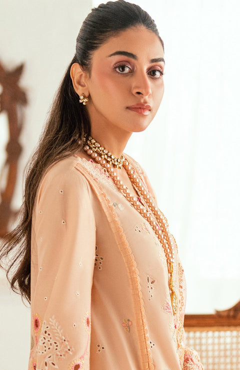 Qalamkar - Luxury Lawn Eid Edit'25 By Qalamkar Embroidered Suits Unstitched 3 Piece - Summer Collection - aubranz.com