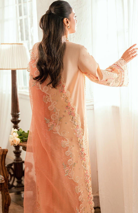 Qalamkar - Luxury Lawn Eid Edit'25 By Qalamkar Embroidered Suits Unstitched 3 Piece - Summer Collection - aubranz.com