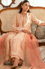 Qalamkar - Luxury Lawn Eid Edit'25 By Qalamkar Embroidered Suits Unstitched 3 Piece - Summer Collection - aubranz.com