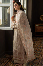 Kahf - Kahf Premium Karandi Chiffon Collection'25 Embroidered Suits Unstitched 10 Piece - Winter Collection - aubranz.com