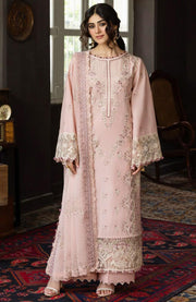 Kahf - Kahf Premium Karandi Chiffon Collection'25 Embroidered Suits Unstitched 11 Piece - Winter Collection - aubranz.com