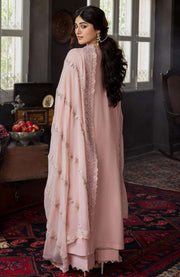 Kahf - Kahf Premium Karandi Chiffon Collection'25 Embroidered Suits Unstitched 11 Piece - Winter Collection - aubranz.com