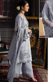 Kahf - Kahf Premium Karandi Chiffon Collection'25 Embroidered Suits Unstitched 12 Piece - Winter Collection - aubranz.com